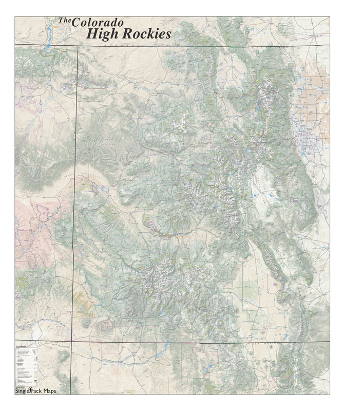 Colorado Map Singletrack Maps